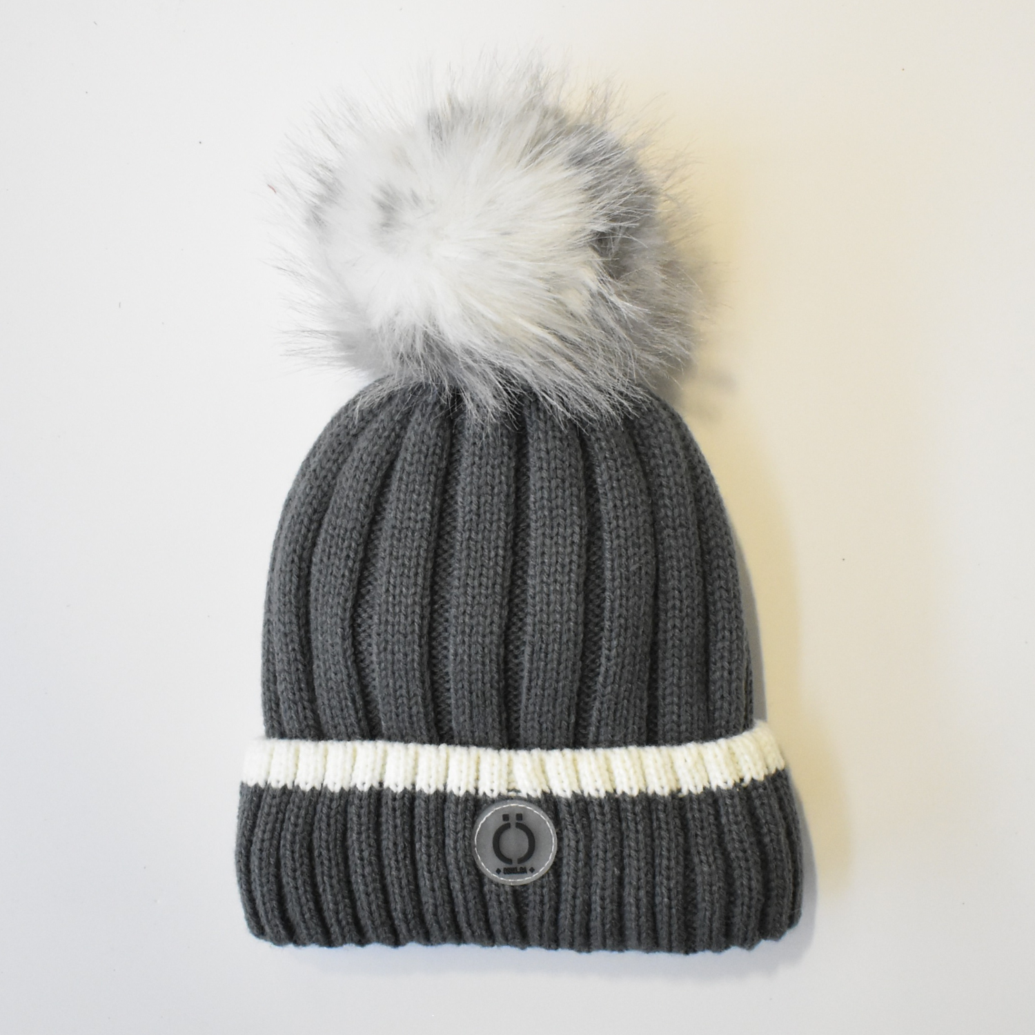 Grey Stripe Tuque