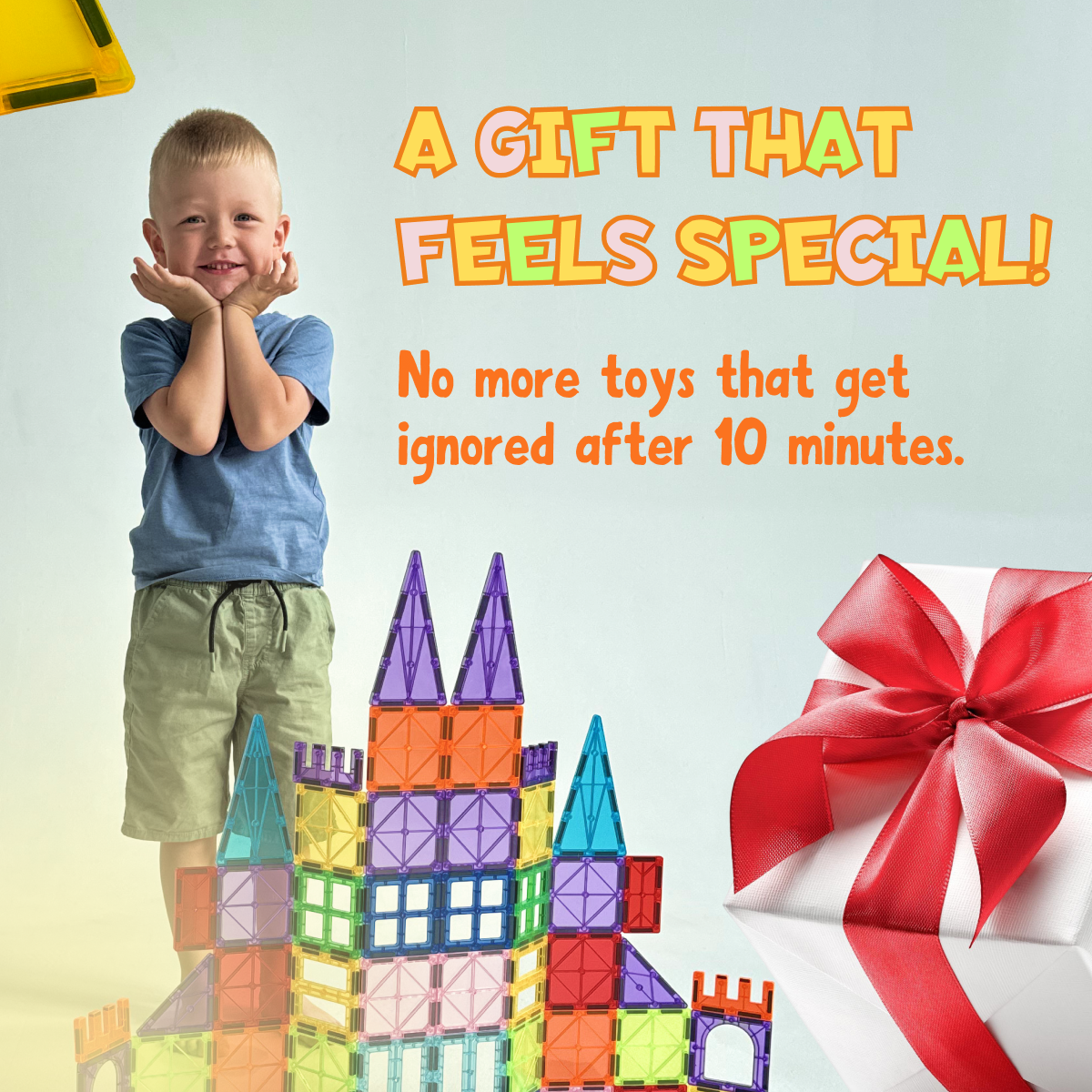 60 pcs Magnetic Tiles Set