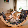Climbing Arch / Rocker with Space Pattern Pillow